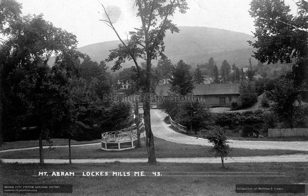 Postcard: Mt. Abram, Lockes Mills, Maine